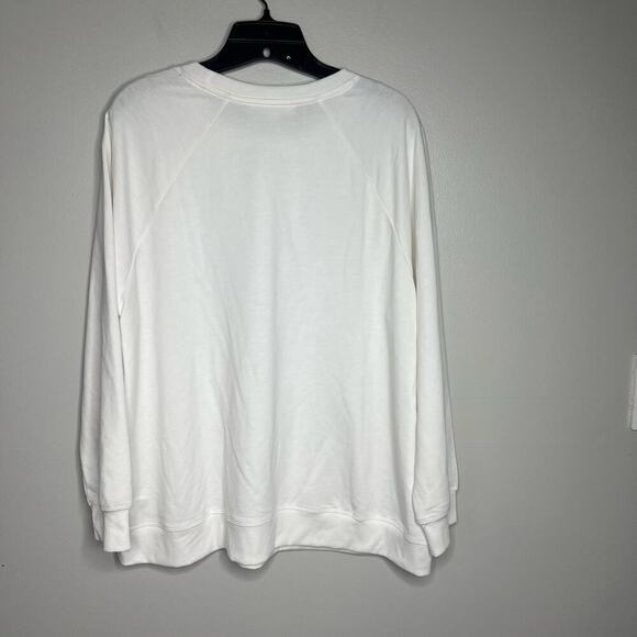 Workshop Republic Clothing Woman’s XL Sequin Flamingo Holiday Long Sleeve Top - Picture 3 of 10